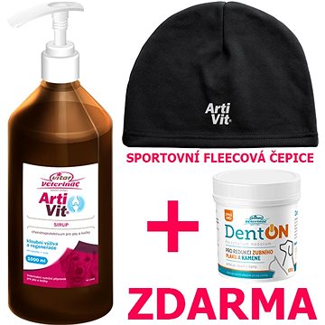 Obrázok VITAR Veterinae ArtiVit Sirup 1000ml+DentON100g+čepice