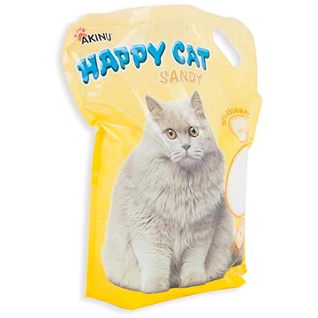 Obrázok Akinu Happy Cat 7,2 l  Sandy (jemná 0,5 – 2 mm) (8595184929633)