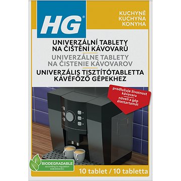 Obrázok HG Univerzálne tablety na čistenie kávovarov 10 ks (8711577240097)