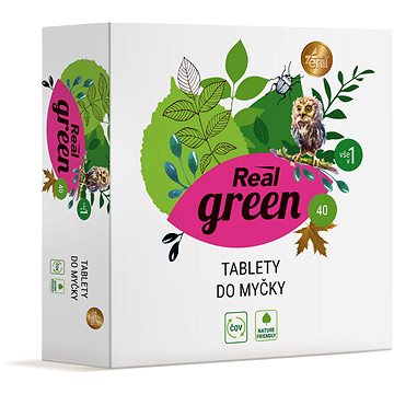 Obrázok Real Green Clean tablety do myčky 40 ks