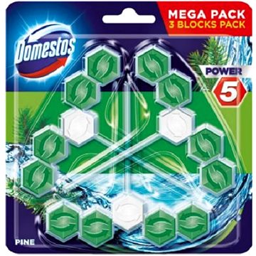 Obrázok DOMESTOS Power 5 Pine 3 x 55 g (8710908736056)