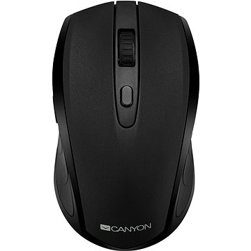 Obrázok Canyon CNS-CMSW08B, 2v1 bezdrôtová optická myš Bluetooth / Wireless USB, 800/1200/1600 DPI, 6 tlač, čierna (CNS-CMSW08B)