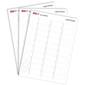 Obrázok COLOP e-mark® label sheets 48 x 18 mm, 10 x A4 (30xlabel na archu)