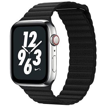 Obrázok COTEetCI kožený magnetický remienok Loop Band pre Apple Watch 38/40 mm čierny (WH5205-BK)