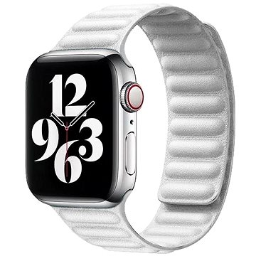 Obrázok COTEetCI Double Suction kožený pásek pro Apple Watch 38 / 40mm bílá (WH5292-WH)