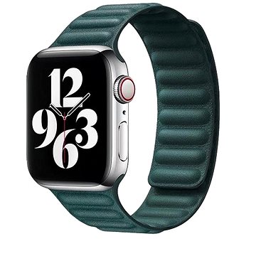 Obrázok COTEetCI Double Suctiono kožený remienok pre Apple Watch 42/44 mm zelený (WH5293-GR)