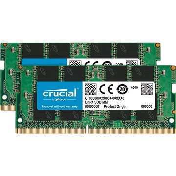 Obrázok Crucial SO-DIMM 16GB KIT DDR4 SDRAM 2400MHz CL17 Single Ranked x8 (CT2K8G4SFS824A)