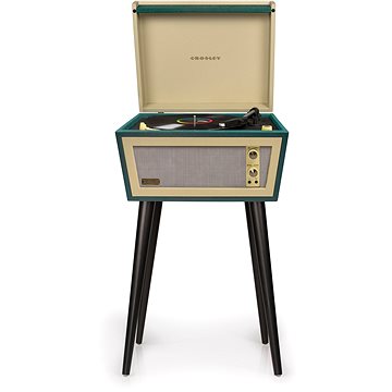 Obrázok Zelený gramofón na nohách Crosley Sterling Green