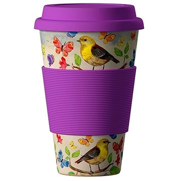 Obrázok Termohrnek Bamboo Cup 400ml Birds