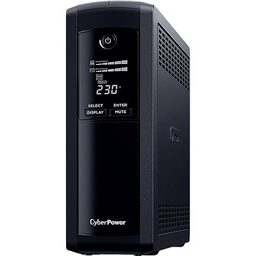 Obrázok CyberPower Value PRO SERIE GreenPower UPS 1000VA/550W, IEC zásuvky VP1000EILCD