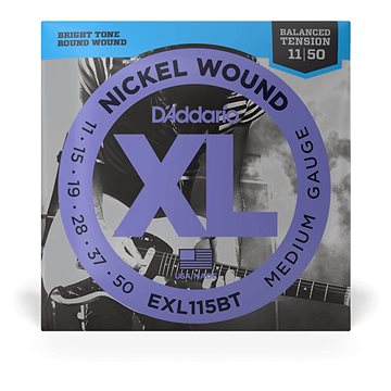 Obrázok D'Addario EXL-115 BT Electric guitar set XL MEDIUM