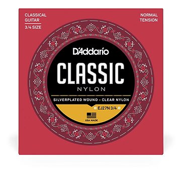 Obrázok D'Addario EJ27N 3/4 Student Nylon Fractional Normal