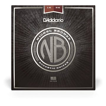 Obrázok D'Addario NB1656 Nickel Bronze Acoustic, Resophonic, 16-56