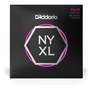 Obrázok D'Addario NYXL0940BT Nickel Wound Balanced Tension Super Light 09-40