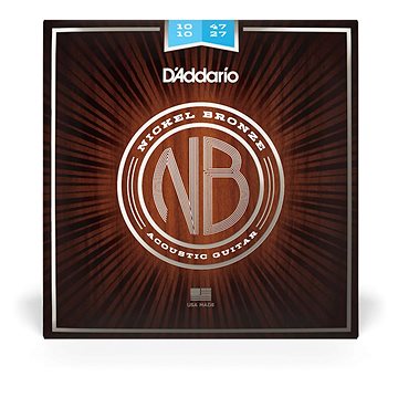 Obrázok D'Addario NB1047-12 Nickel Bronze Acoustic, Light 12-String, 10-47