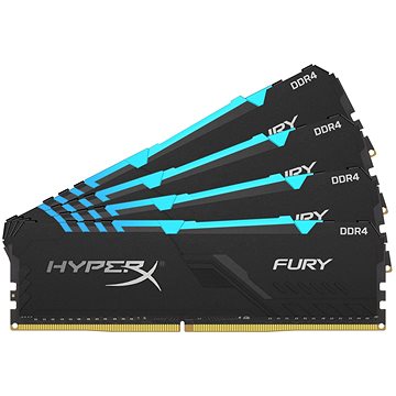 Obrázok HyperX 32GB KIT DDR4 2666MHz CL16 RGB FURY series (HX426C16FB3AK4/32)