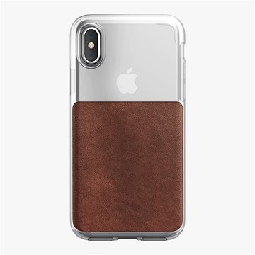 Obrázok Nomad Clear Case Rustic Brown iPhone X (NM218R0200)