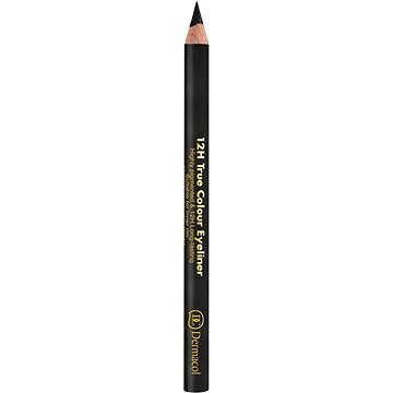 Obrázok DERMACOL 12H True Colour Eyeliner Očná linka 8 Black 0,28g