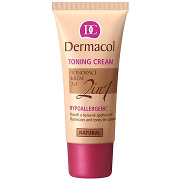 Obrázok DERMACOL Toning Cream 2in1-natural Denný krém na všetky typy pleti Natural 30ml