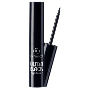 Obrázok DERMACOL Oční linka - dipliner Ultra Black - černá 2,5 ml (85950900)