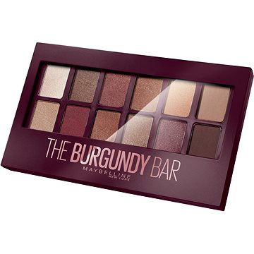 Obrázok Maybelline The Burgundy Bar paleta očných tieňov  9,6 g