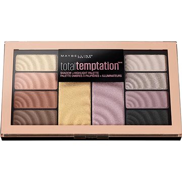 Obrázok Maybelline Total Temptation paleta očných tieňov a rozjasňovačov  12 g