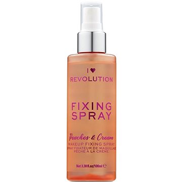 Obrázok I Heart Revolution Fixing Spray fixačný sprej na make-up s vôňou Peaches & Cream 100 ml