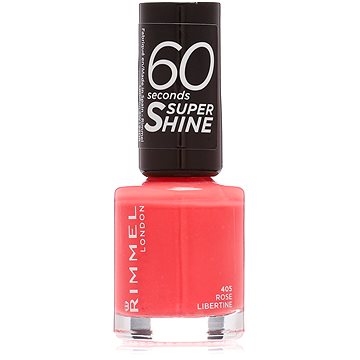 Obrázok Rimmel 60 Seconds Super Shine lak na nechty odtieň 405 Rose Libertine 8 ml