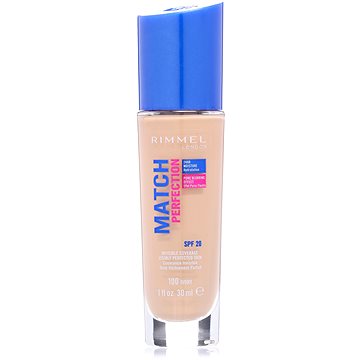 Obrázok Rimmel Match Perfection tekutý make-up SPF 20 odtieň 100 Ivory 30 ml