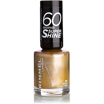 Obrázok Rimmel 60 Seconds Flip Flop lak na nechty odtieň 818 Gold Addiction 8 ml