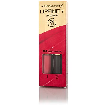 Obrázok Max Factor Lipfinity 24HRS 4,2 g dlhotrvajúci rúž s balzamom pre ženy 024 Stay Cheerful