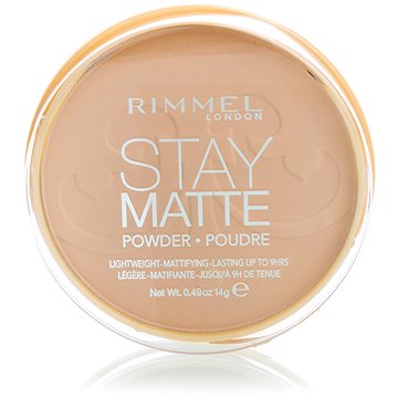 Obrázok Rimmel Stay Matte púder odtieň 005 Silky Beige  14 g