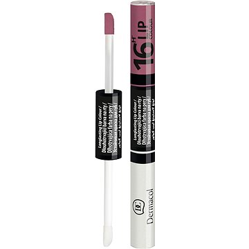 Obrázok Dermacol 16H Lip Colour 4,8 g dvojfázový rúž a lesk na pery 2v1 pre ženy 28