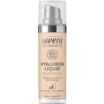 Obrázok LAVERA Hyaluron Liquid Foundation Ivory Light 01 30 ml (4021457632084)