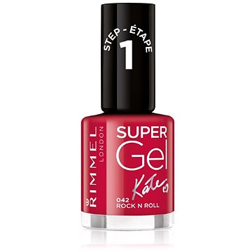 Obrázok Rimmel Super Gel By Kate gélový lak na nechty bez použitia UV/LED lampy odtieň 042 Rock n Roll 12 ml