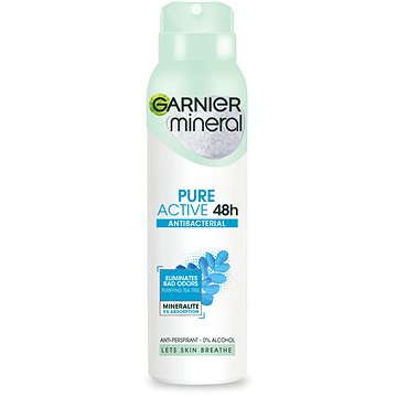 Obrázok GARNIER Mineral Pure Active Antiperspirant 150 ml (3600542017312)