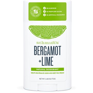 Obrázok Schmidt's Bergamot + Lime tuhý dezodorant  75 g