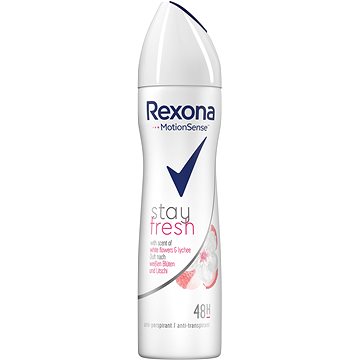 Obrázok REXONA White Flower & Lychee antiperspirant sprej 150 ml (8717163680551)