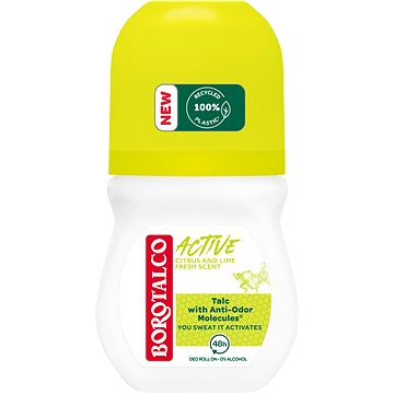 Obrázok Borotalco Active dezodorant roll-on 48h  50 ml