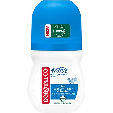 Obrázok Borotalco Active dezodorant roll-on so 48hodinovým účinkom  50 ml