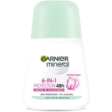 Obrázok Garnier Mineral 5 Protection antiperspirant roll-on 48h (Cotton Fresh) 50 ml