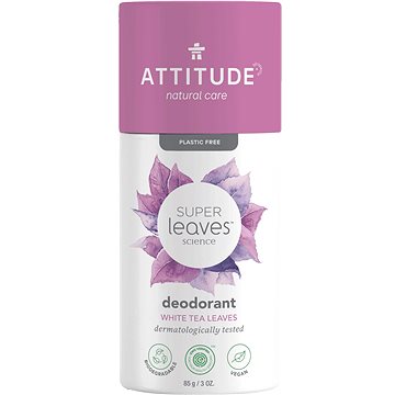 Obrázok ATTITUDE Super Leaves Deodorant White Tea Leaves 85 g (626232119978)