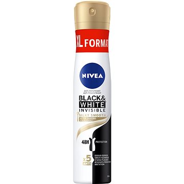 Obrázok NIVEA Black & White Invisible Silky Smooth 200 ml (9005800301396)