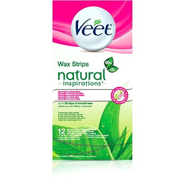 Obrázok VEET Studené voskové pásiky Natural Inspirations 12 ks (5997321770819)