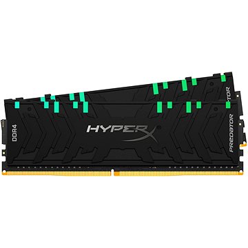 Obrázok DIMM DDR4 16GB 3600MHz CL17 (Kit of 2) XMP KINGSTON HyperX Predator RGB, HX436C17PB4AK2/16