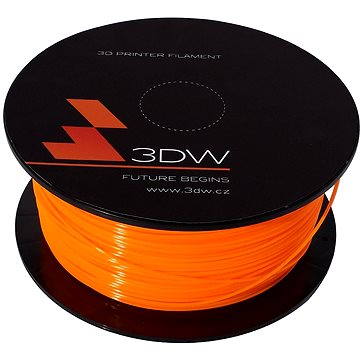 Obrázok 3D World PLA 1.75 mm, 1 kg, oranžová (D12103)