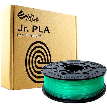 Obrázok XYZprinting Junior PLA 1.75mm 600g clear green 200m (RFPLCXEU04G)