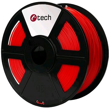 Obrázok C-TECH Filament HIPS červený (3DF-HIPS1.75-R)