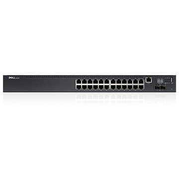 Obrázok DELL Networking N2024 L2 24x 1GbE + 2x 10GbE SFP+ fixed ports Stacking IO to PSU airflow AC 210-ABNV