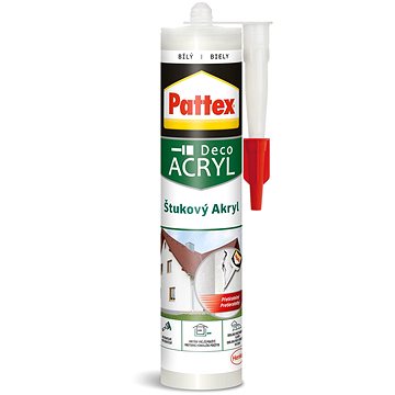 Obrázok HENKEL Pattex Štukový akrylový tmel biely 280ml - biela - 280 ml